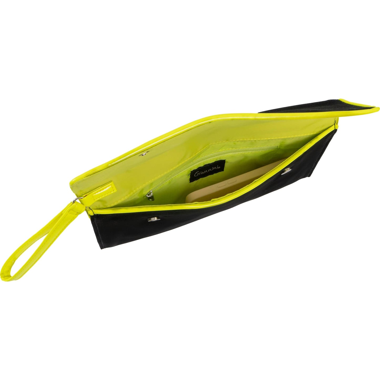 Giannini 4 Pack Velvet & Neon Large Clutch Wristlet Pouch