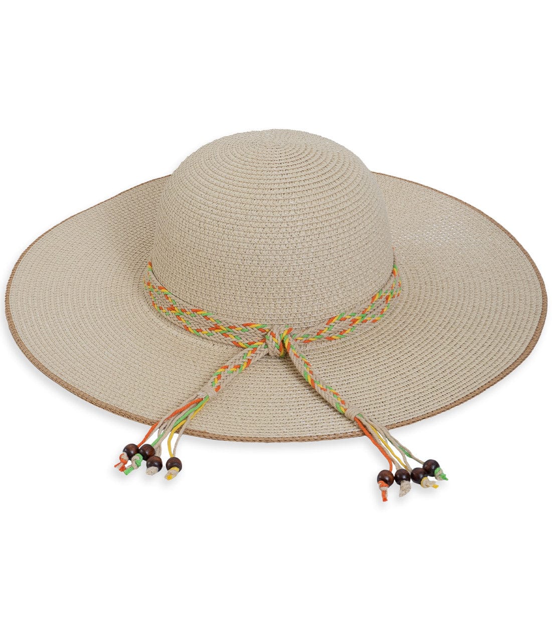 Max Studio Beaded Band Floppy Hat