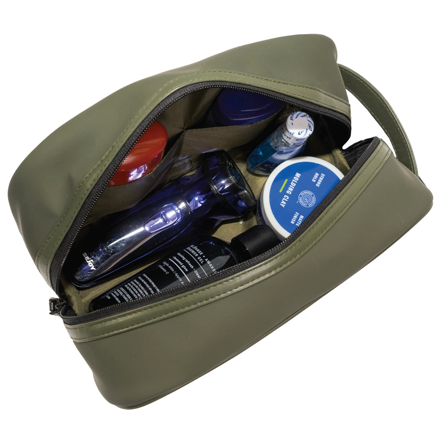 Jack Abrahams Calypso Smooth Tarpaulin Travel Dopp Kit