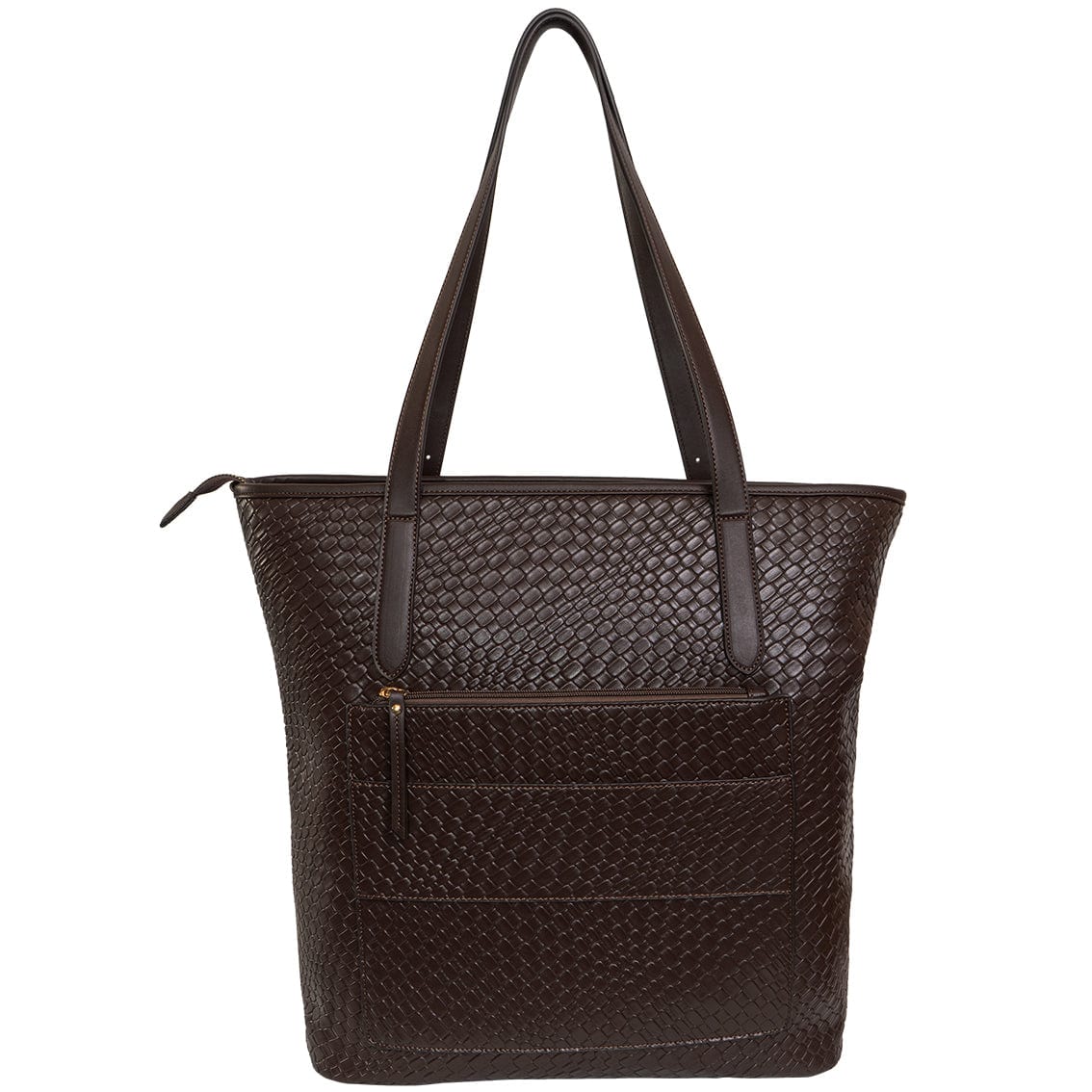 Ellen Tracy 18 Inch Woven Large Travel Workbook Tote Bag