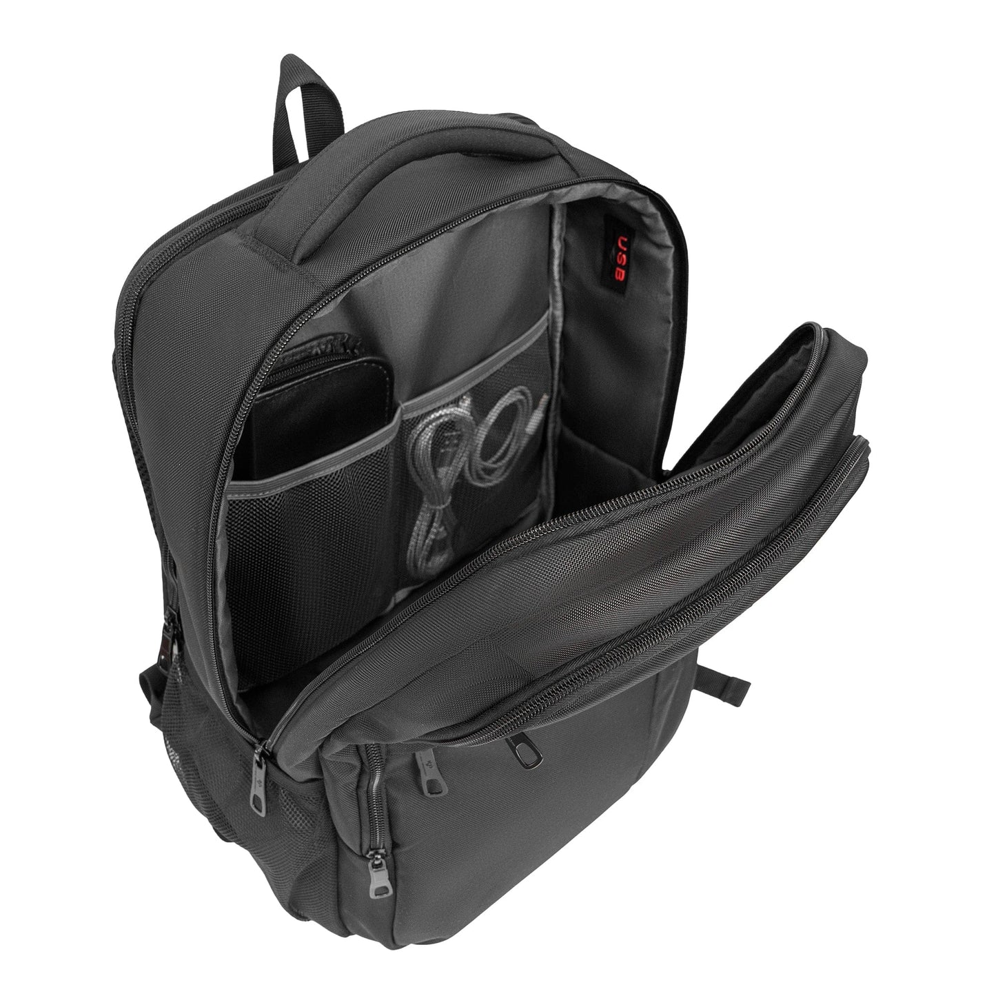 The Hamilton | 18-In 1680D Workbook Backpack with USB Port