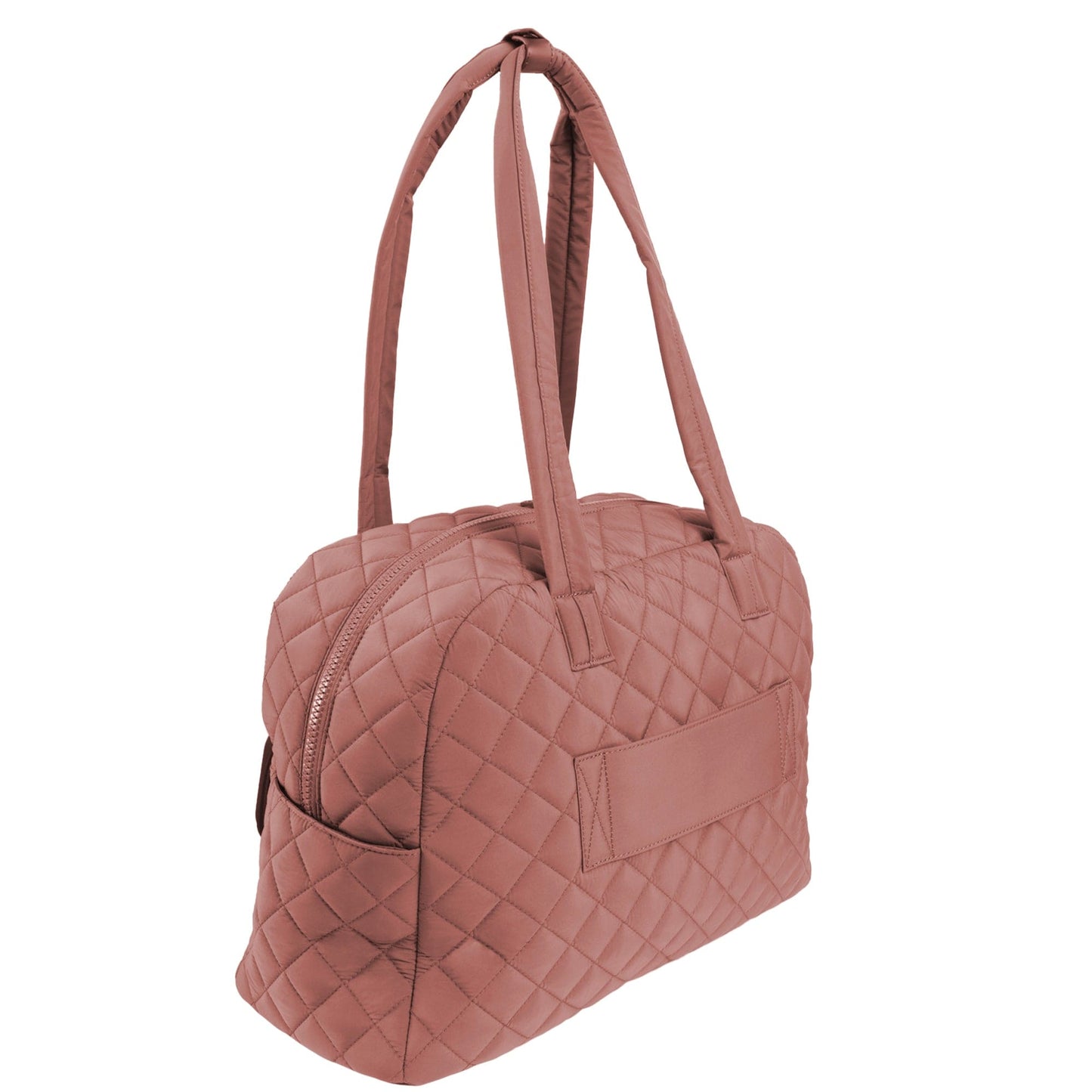 Ellen Tracy 20 Inch Diamond Nylon Quilted Travel Duffel