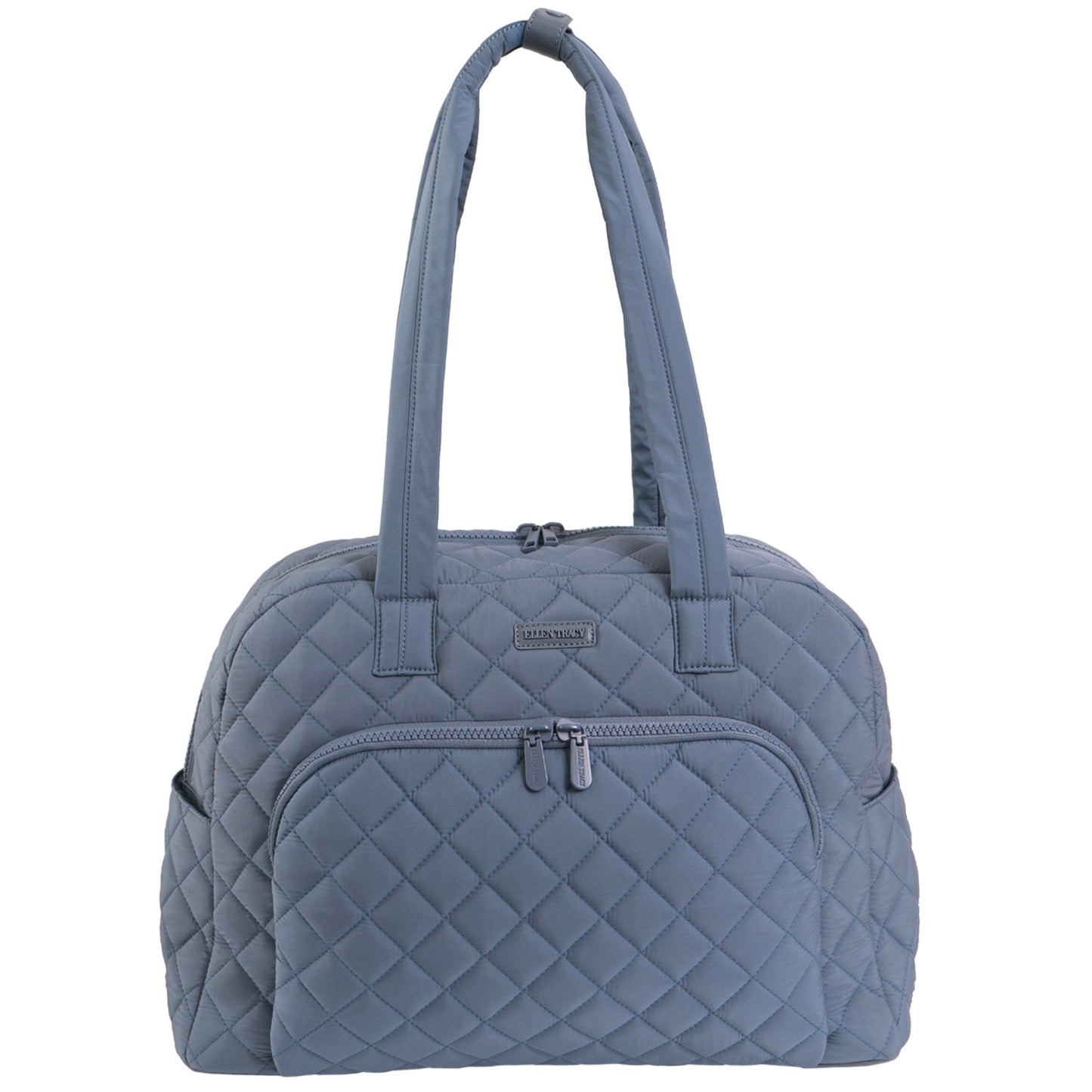 Ellen Tracy 20 Inch Diamond Nylon Quilted Travel Duffel