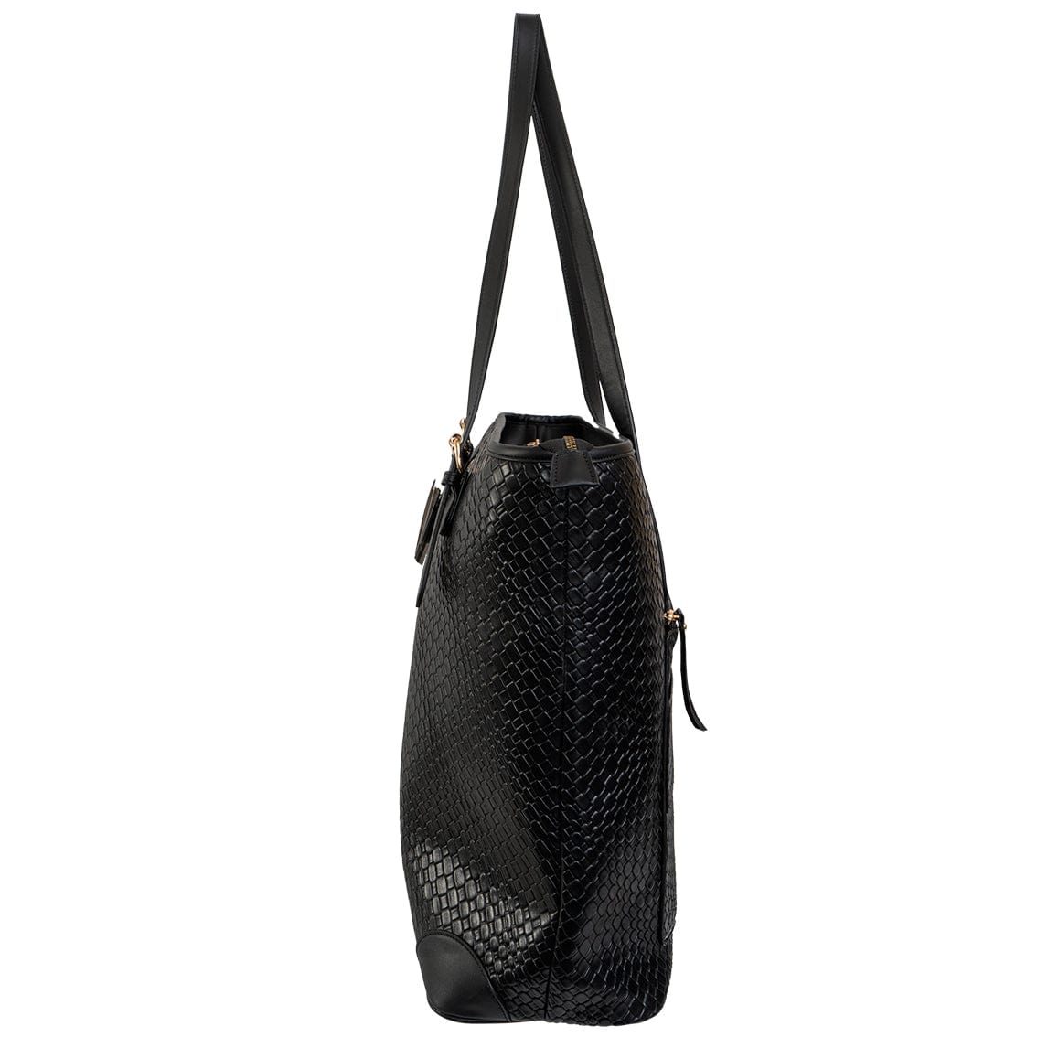 Ellen Tracy 18 Inch Woven Large Travel Workbook Tote Bag