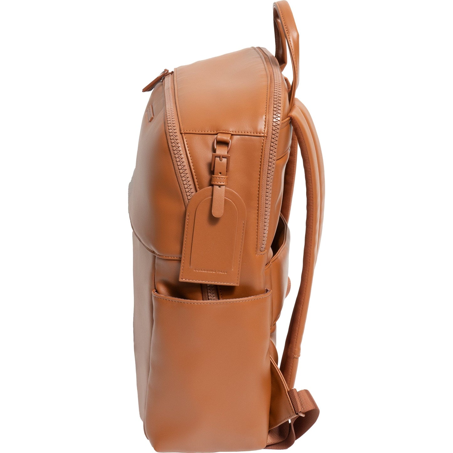 Boarding Pass The Verona Vegan Vachetta Faux Leather Backpack