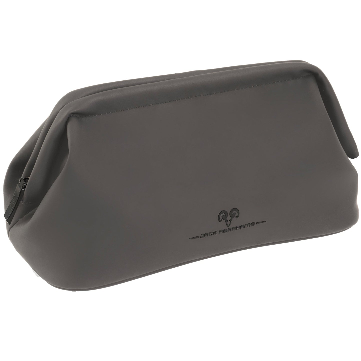 Jack Abrahams The Triton Square Frame Smooth Tarpaulin Travel Dopp Kit