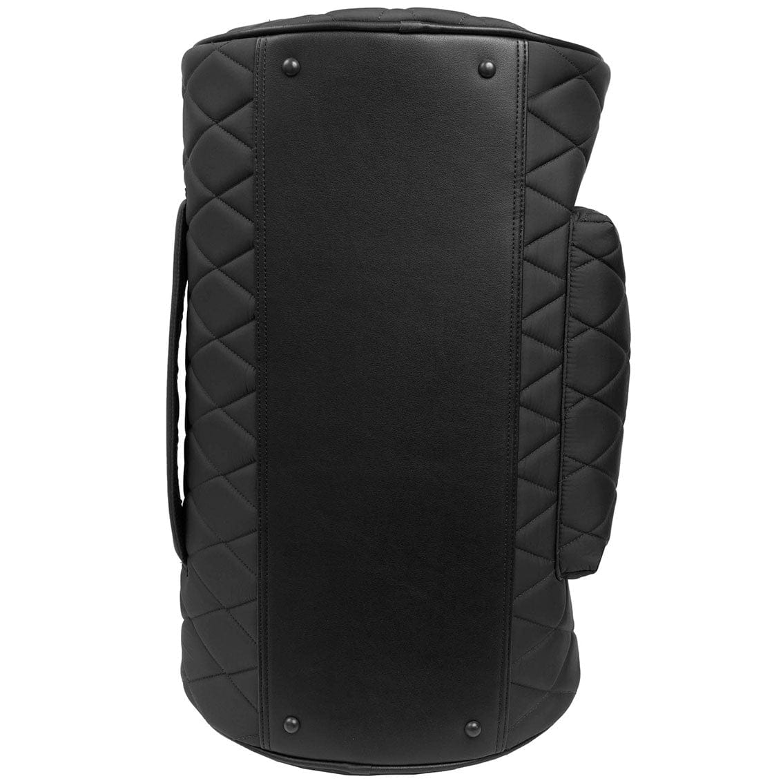 Max Studio 20 Inch Large Nylon Diamond Quilted Roll Duffle Bag