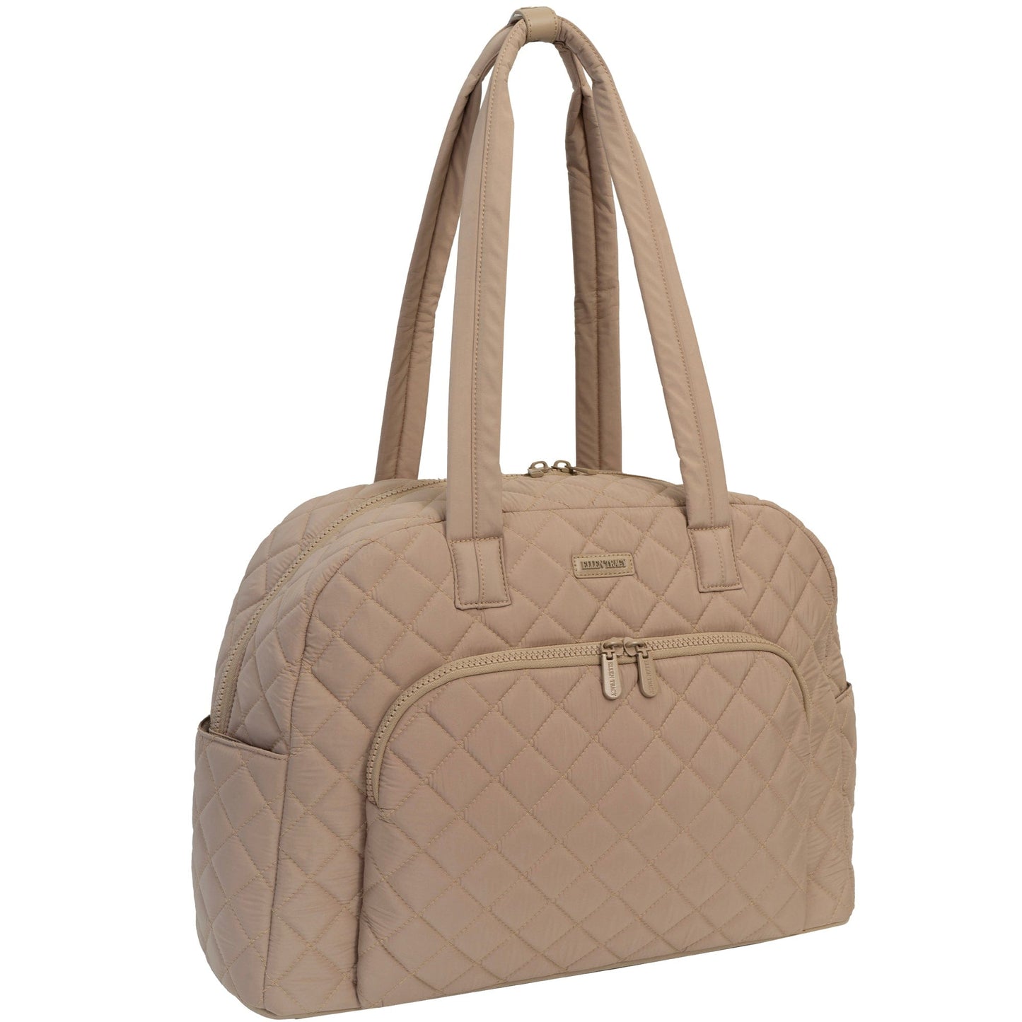 Ellen Tracy 20 Inch Diamond Nylon Quilted Travel Duffel