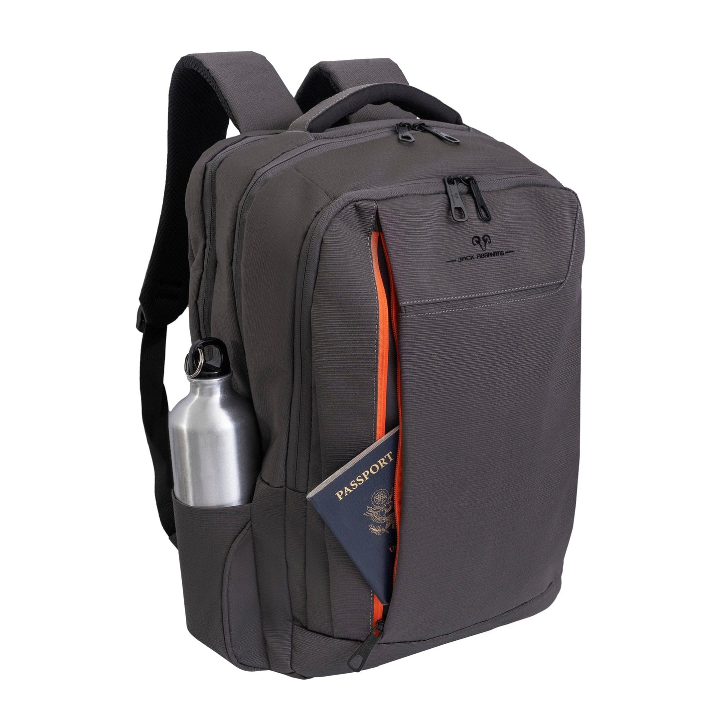 Jack Abrahams |The Columbia | Men's 18-In Lightweight Textured Workbook Backpack with USB Port