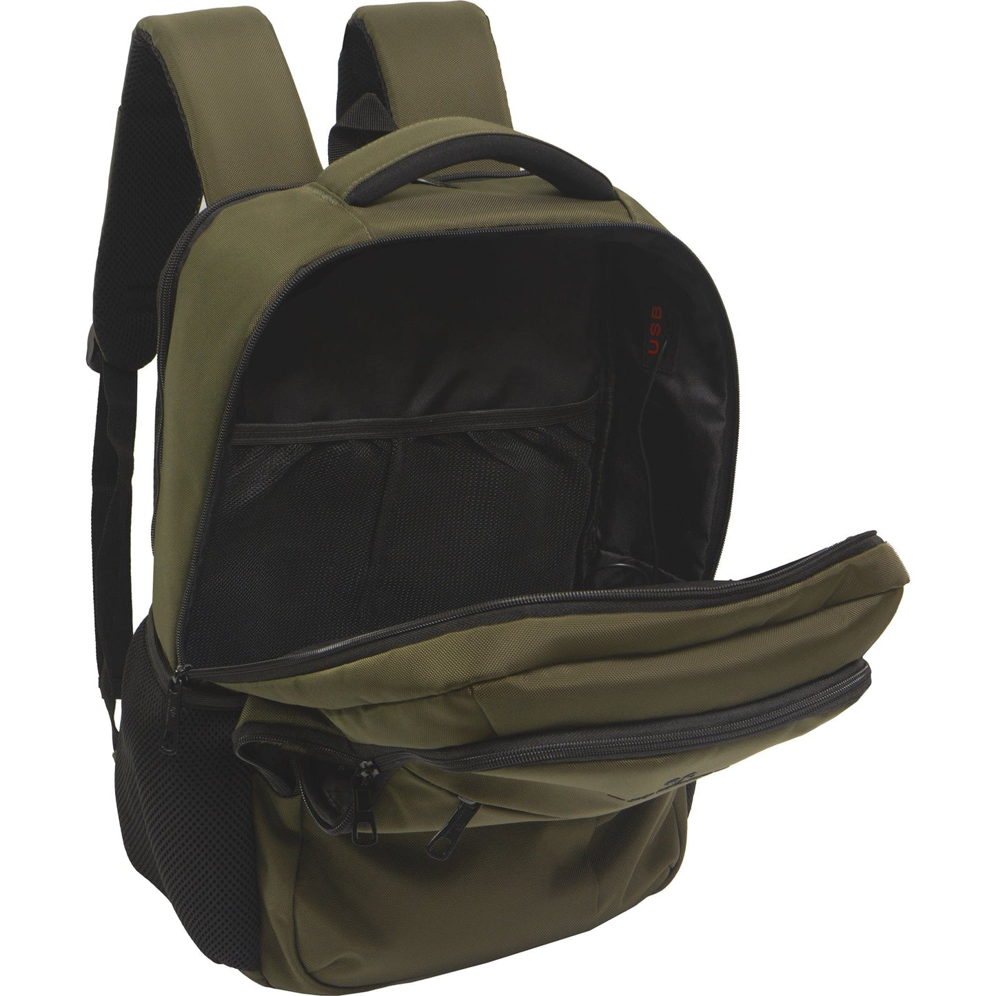 The Hamilton | 18-In 1680D Workbook Backpack with USB Port