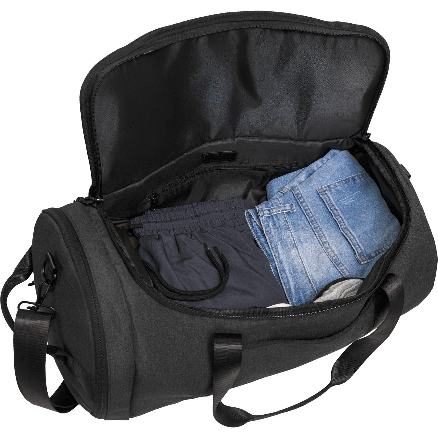 Jack Abrahams The Artemis | 20-In Two Tone Nylon Weekender Duffle