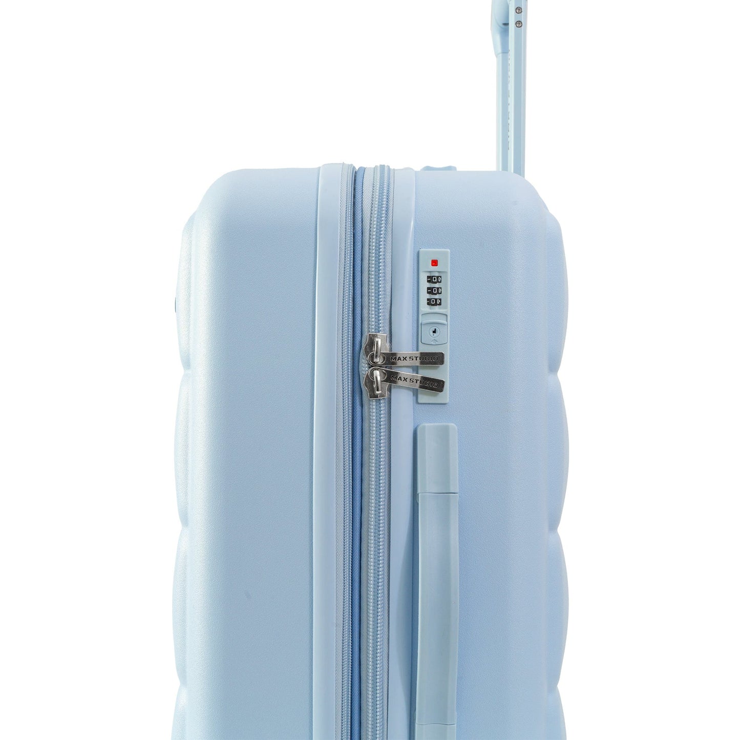 Max Studio The Square Embossed ABS 2-Piece Hard-Sided Luggage Set