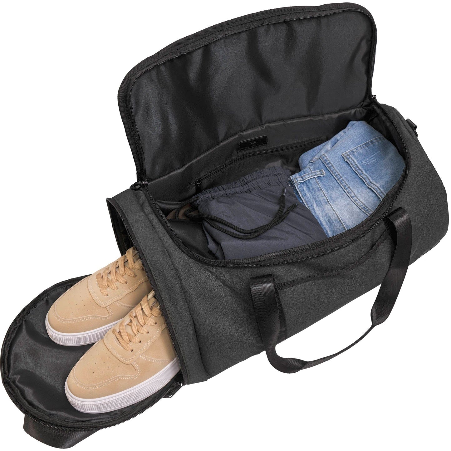 Jack Abrahams The Artemis | 20-In Two Tone Nylon Weekender Duffle