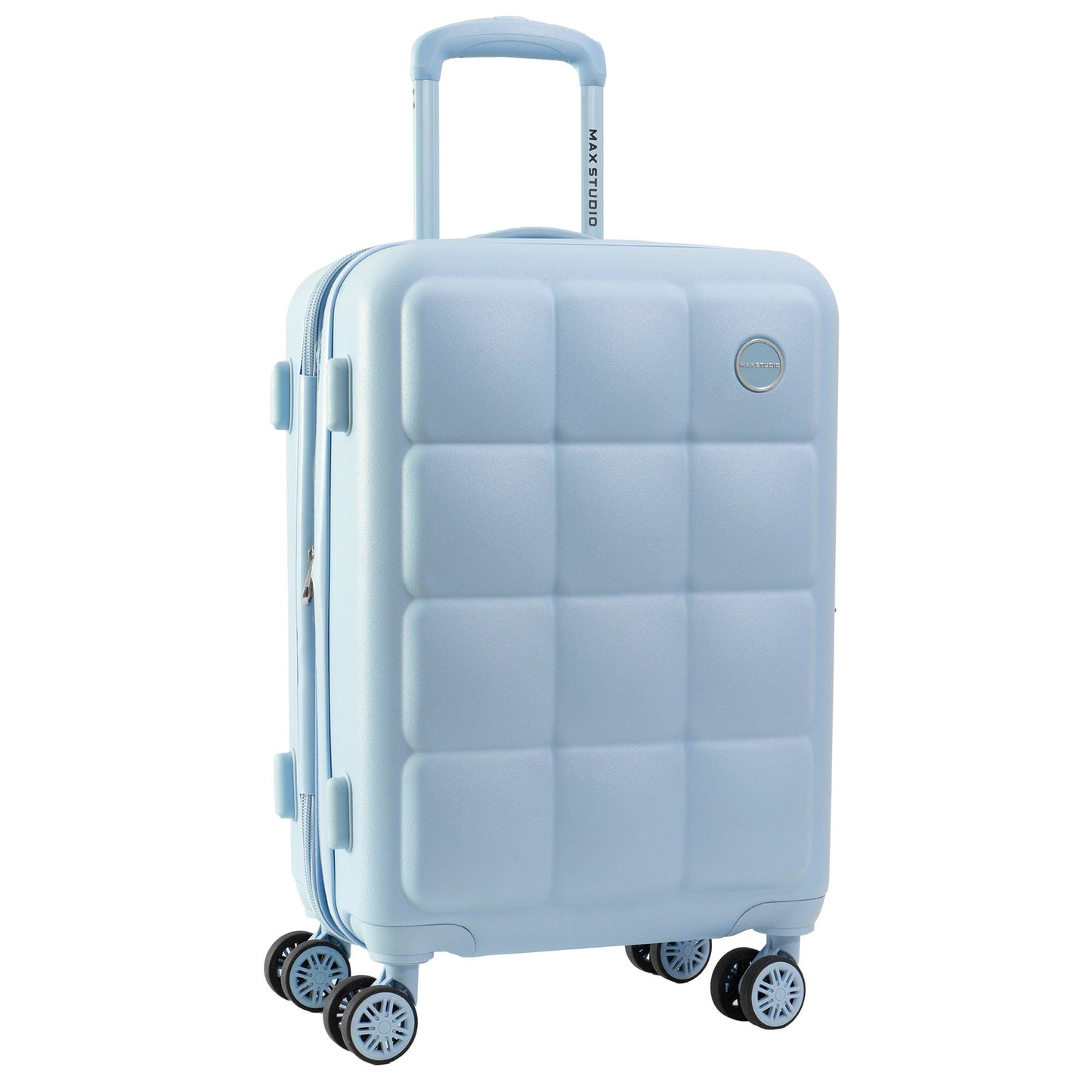 Max Studio The Square Embossed ABS 2-Piece Hard-Sided Luggage Set