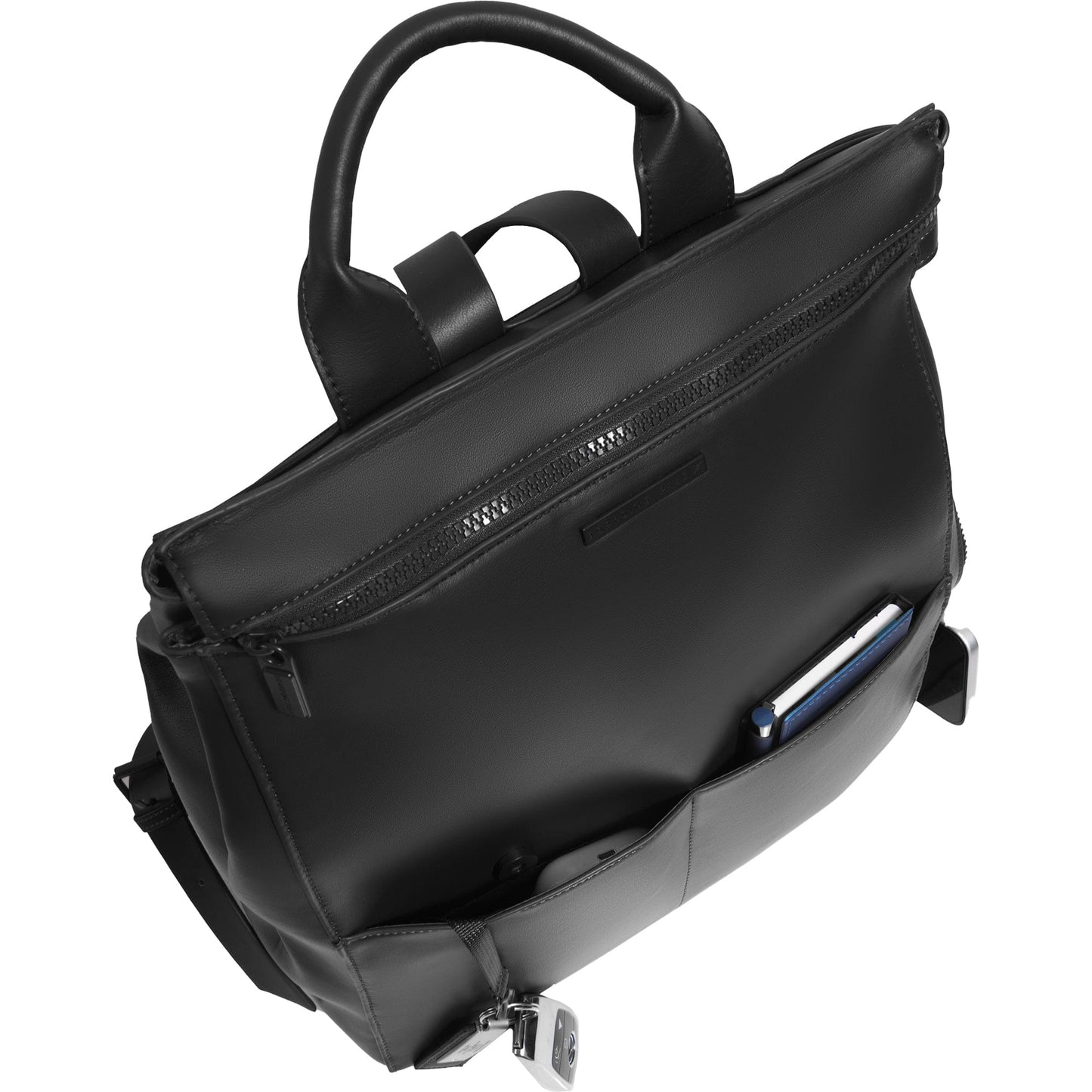 Boarding Pass The Verona Vegan Vachetta Leather Square Backpack