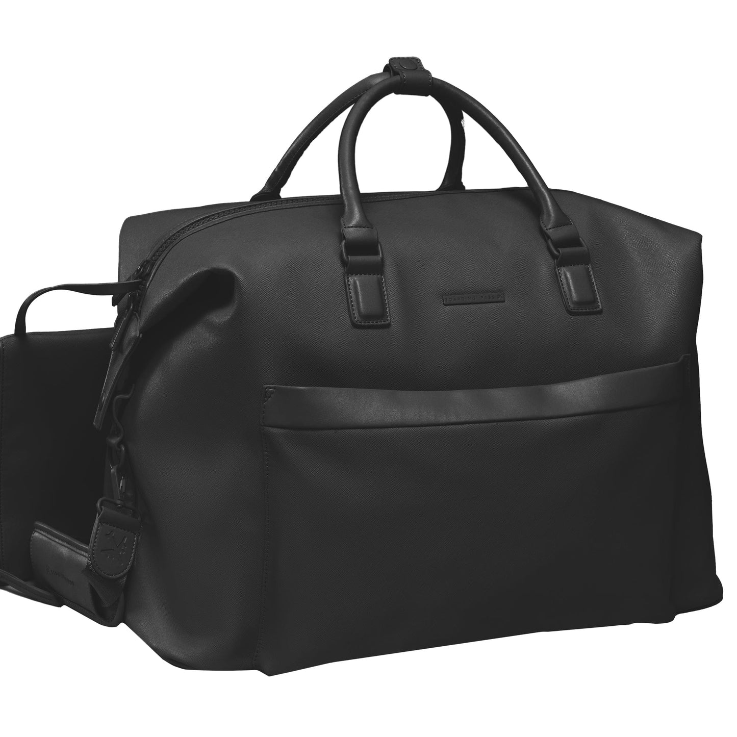 Boarding Pass The Santorini Vegan Saffiano Leather Duffel
