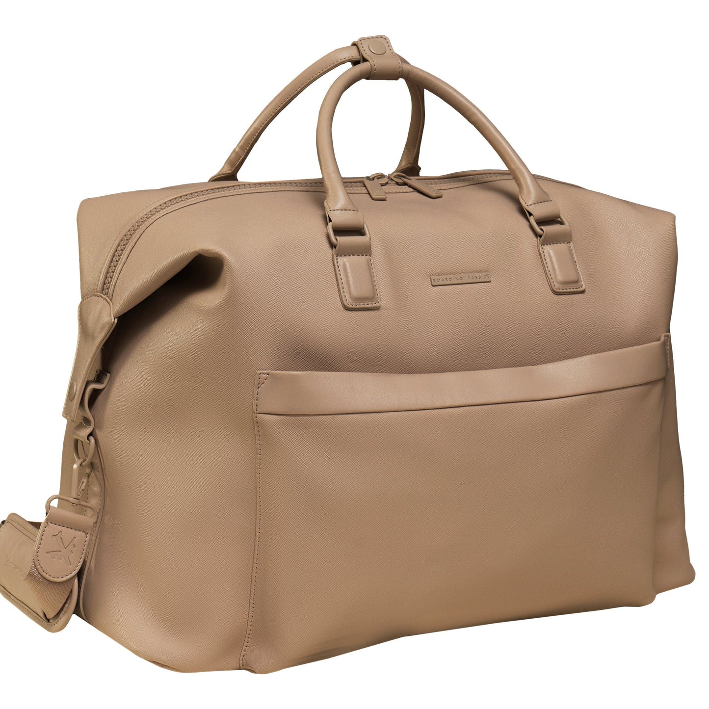 Boarding Pass The Santorini Vegan Saffiano Leather Duffel