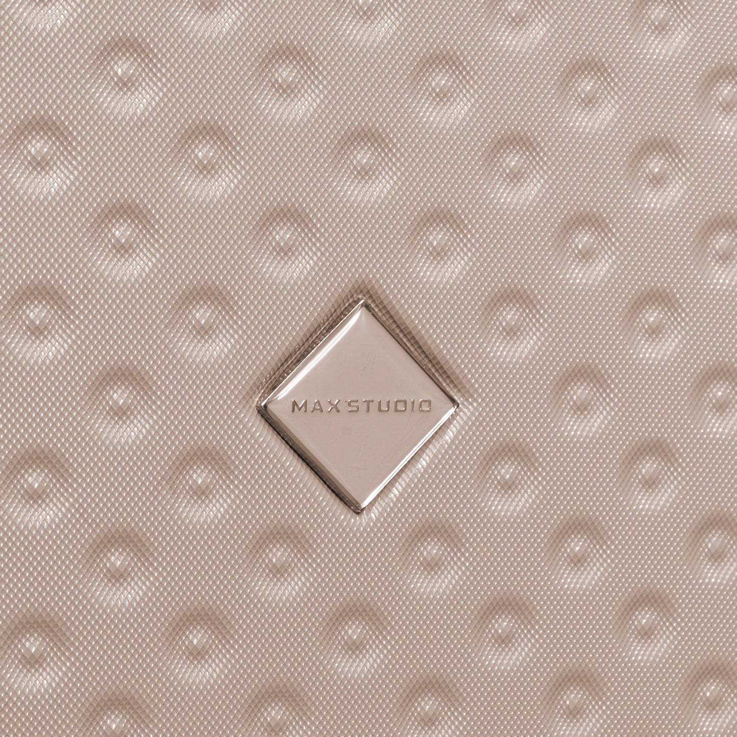 Max Studio Tonal Tufted ABS 2-Piece Hard-Sided Luggage Set