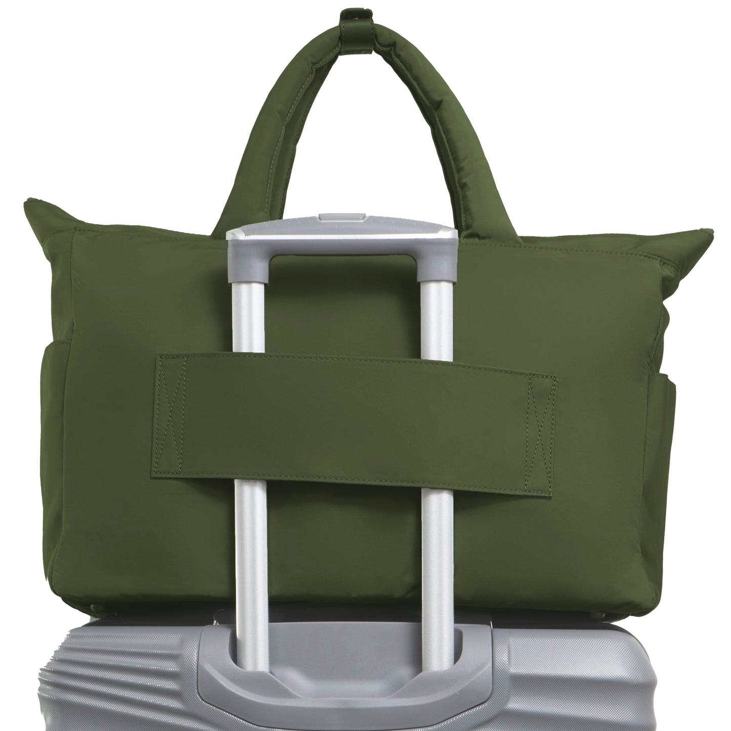 Max Studio The Sylvia 21 Inch Twill Nylon Double Handle Weekender Duffle