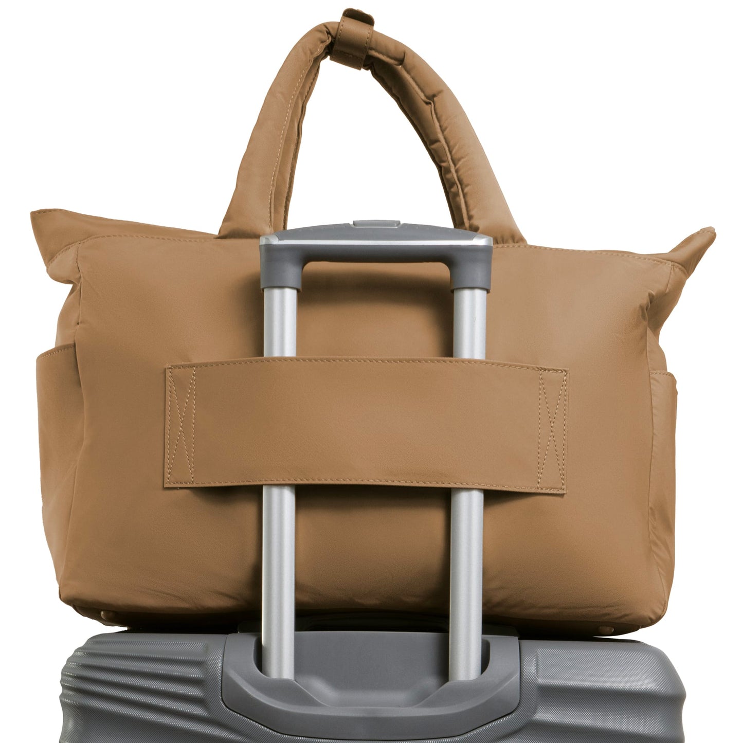 Max Studio The Sylvia 21 Inch Twill Nylon Double Handle Weekender Duffle