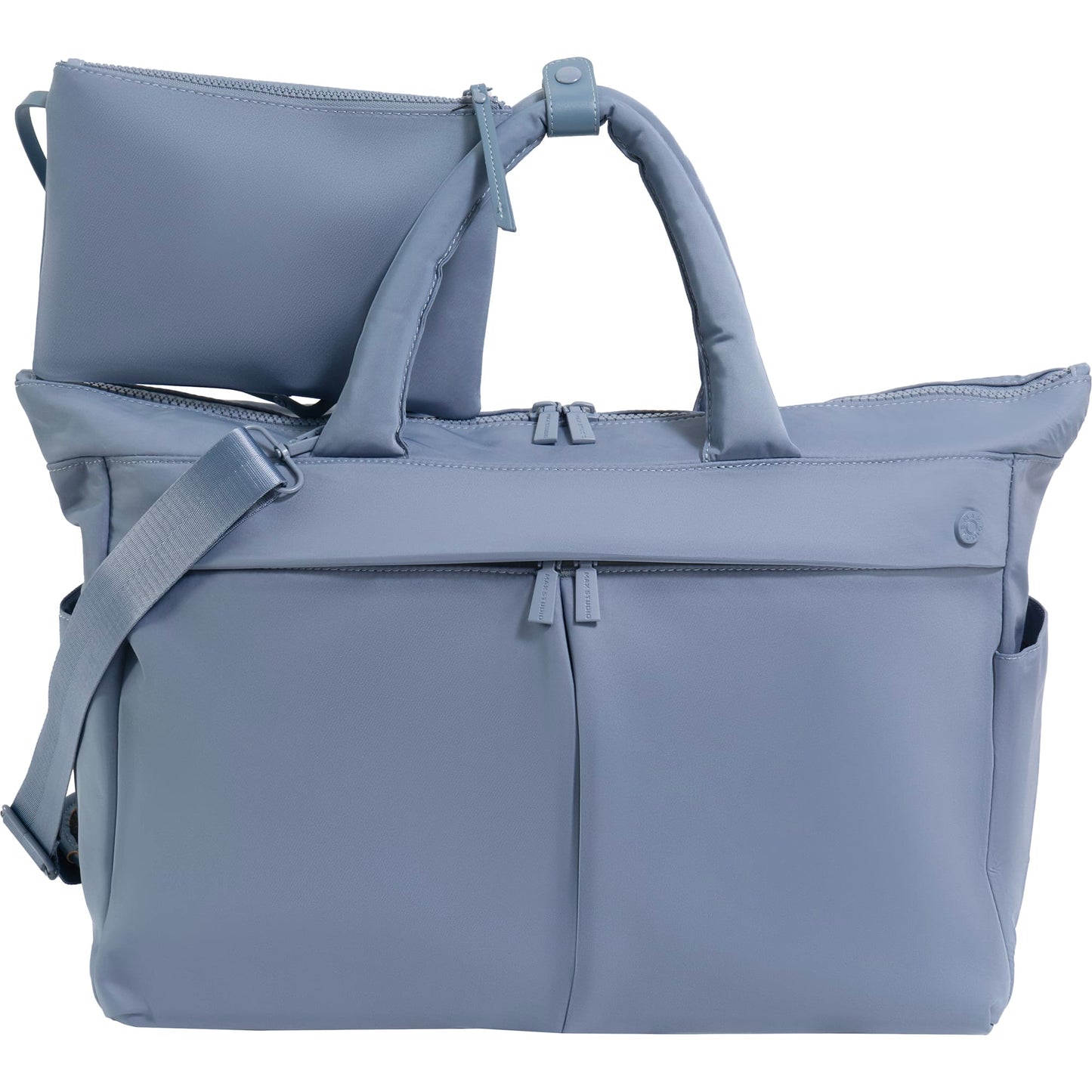 Max Studio The Sylvia 21 Inch Twill Nylon Double Handle Weekender Duffle