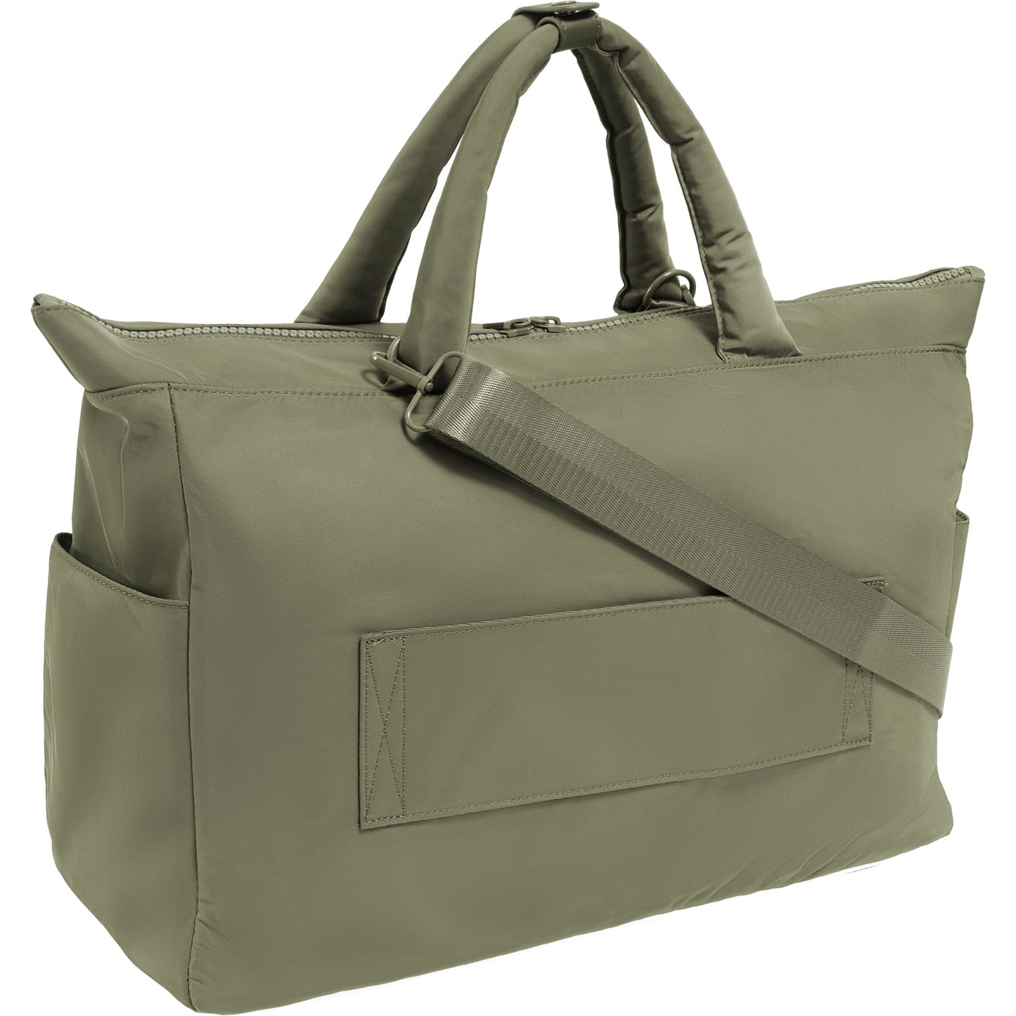 Max Studio The Sylvia 21 Inch Twill Nylon Double Handle Weekender Duffle