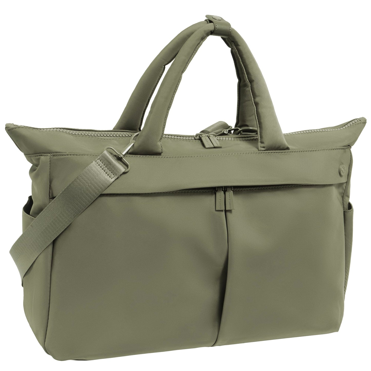 Max Studio The Sylvia 21 Inch Twill Nylon Double Handle Weekender Duffle