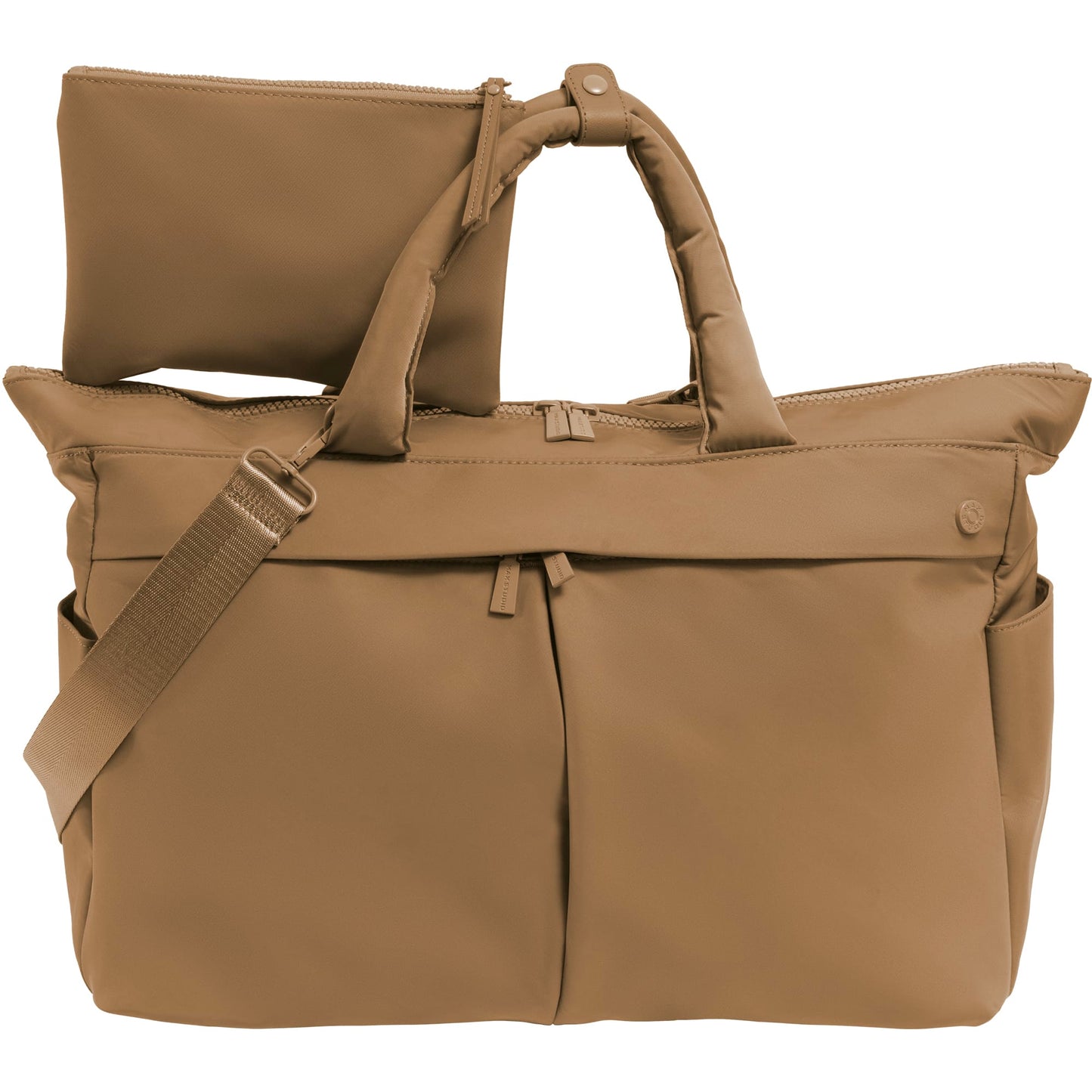 Max Studio The Sylvia 21 Inch Twill Nylon Double Handle Weekender Duffle