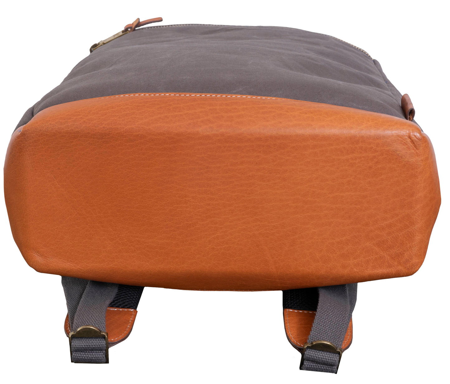 Boarding Pass The Voyager 18” 20 oz. Waxed Canvas Travel Backpack - Grey