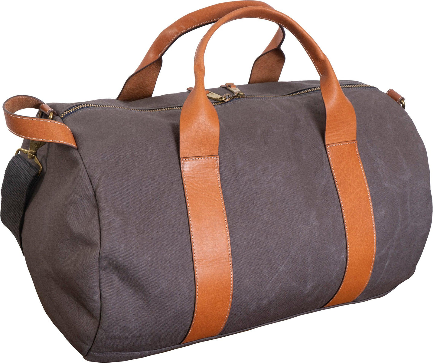 Boarding Pass The Voyager 21" Waxed Canvas Duffel - Black