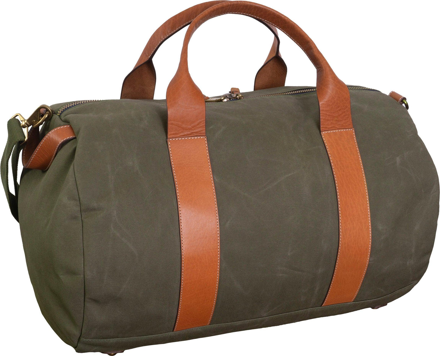 Boarding Pass The Voyager 21" Waxed Canvas Duffel - Black