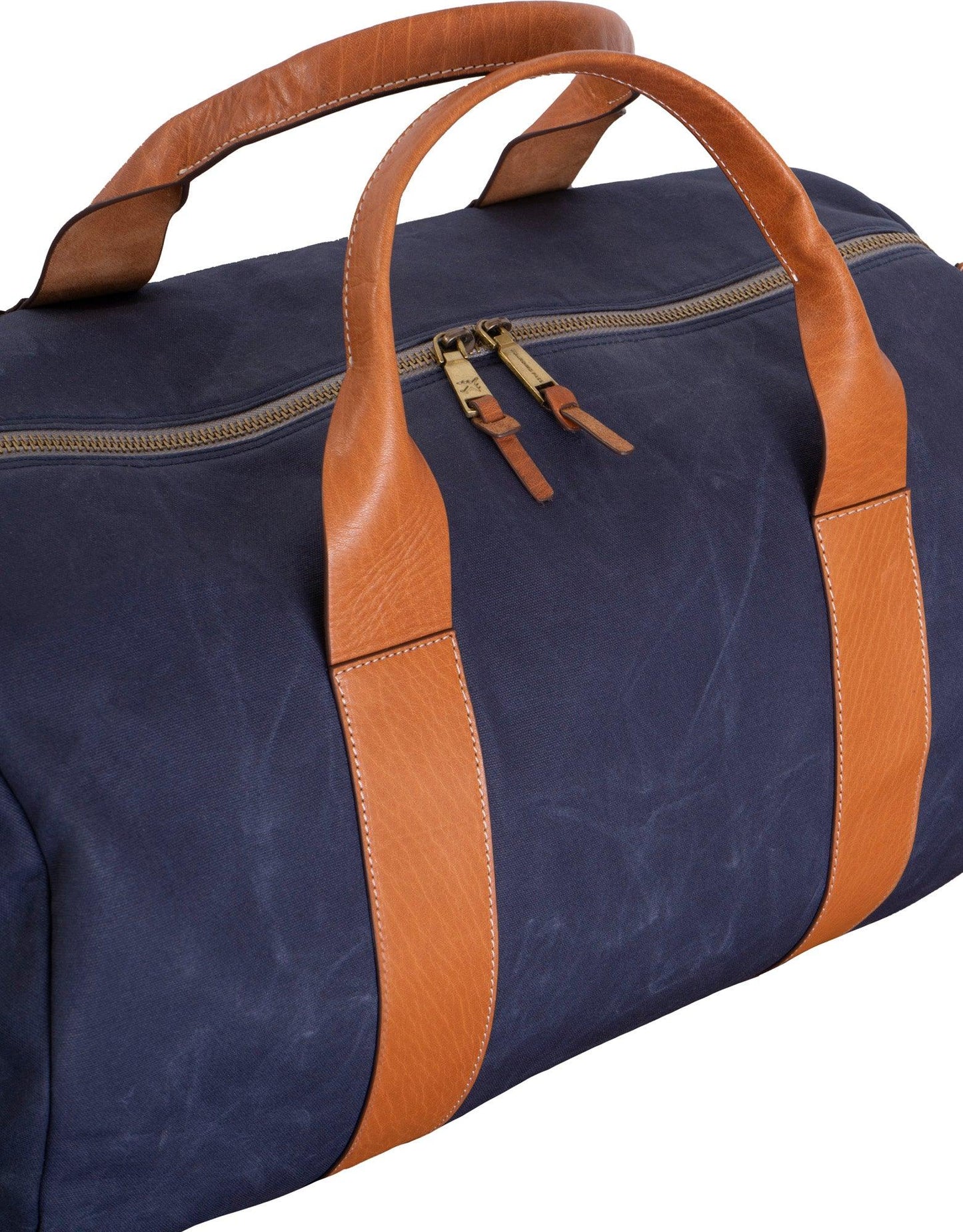 Boarding Pass The Voyager 21" Waxed Canvas Duffel - Black