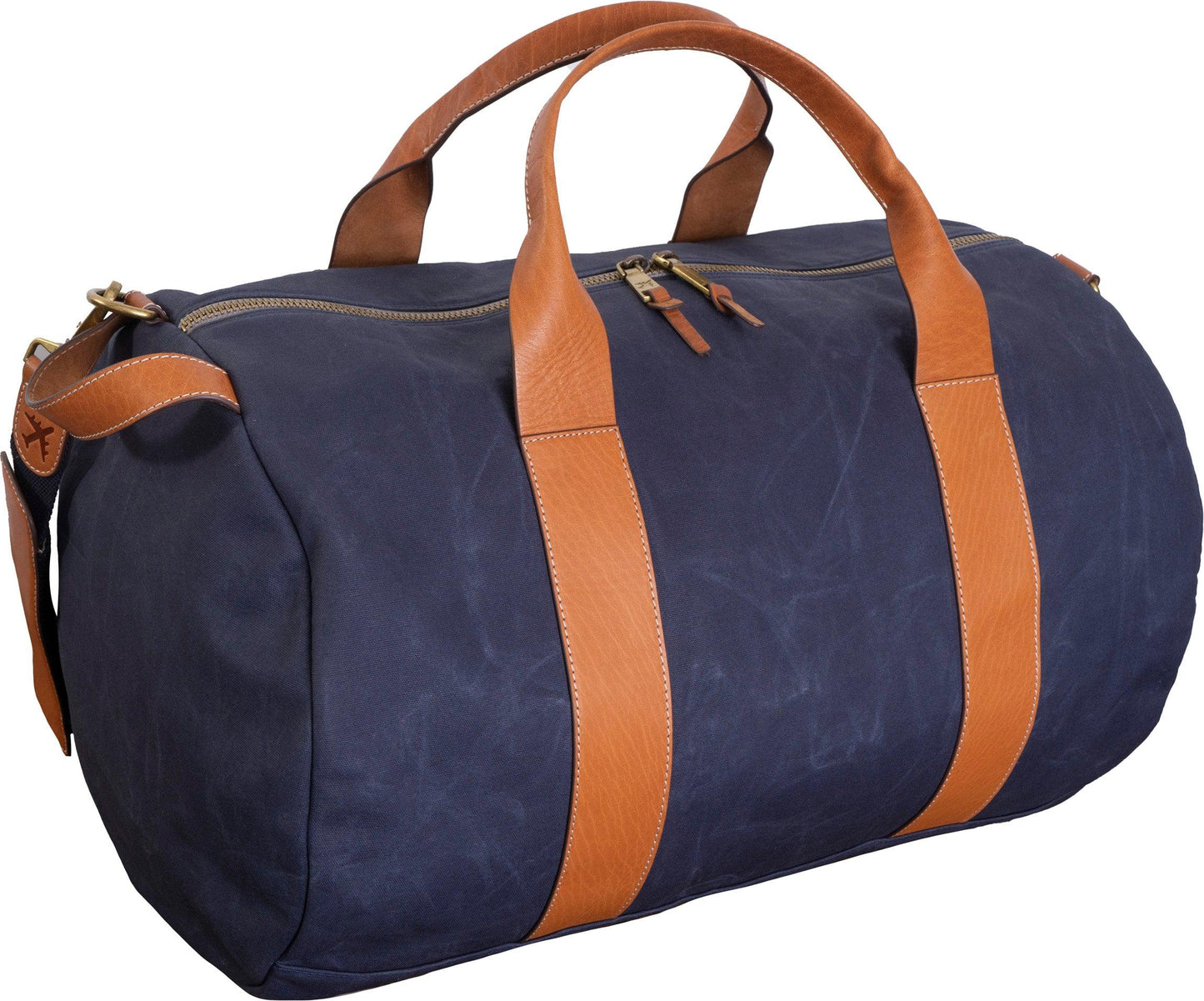 Boarding Pass The Voyager 21" Waxed Canvas Duffel - Black