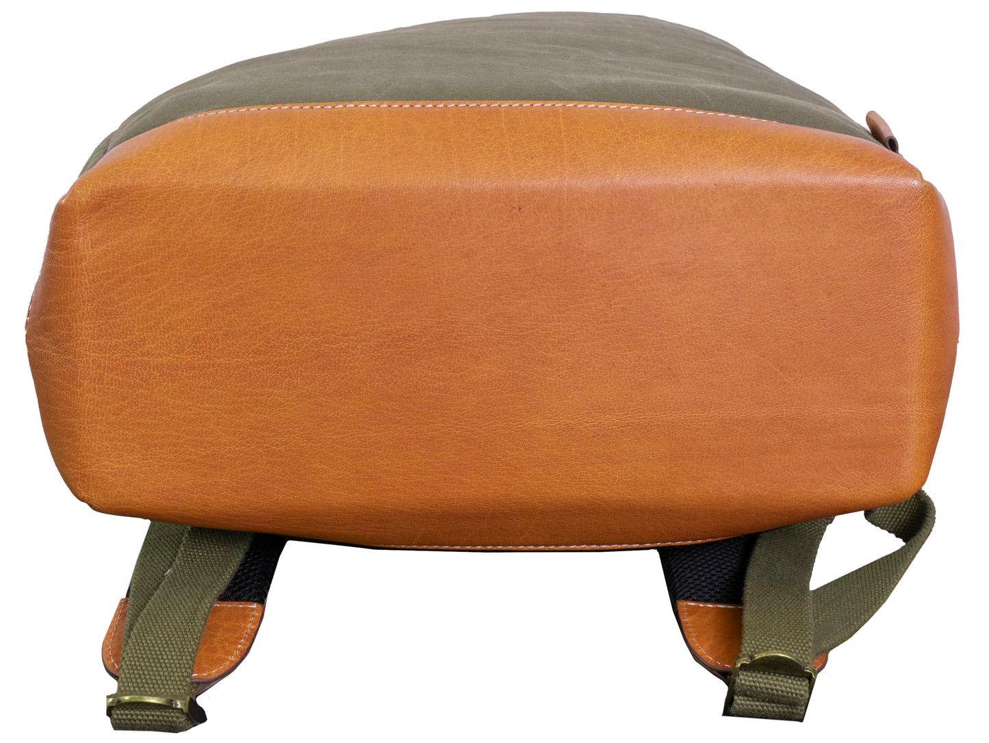 Boarding Pass The Voyager 18” 20 oz. Waxed Canvas Travel Backpack - Olive