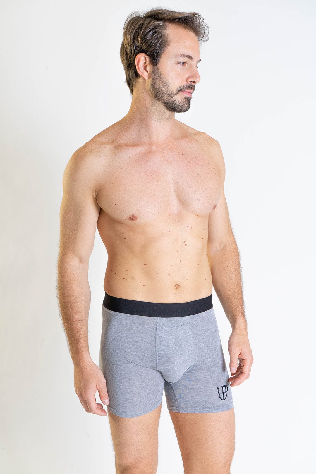 UP Boxers Heather Gray Modal Boxer Brief