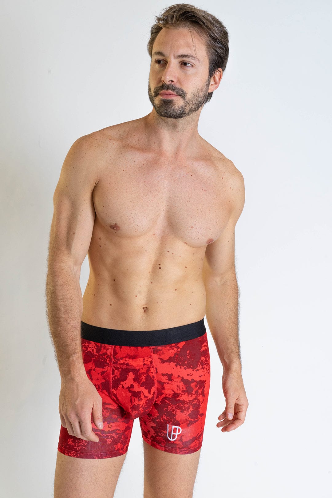 Veil Camo x UP Boxers Spectre Red Camo Print Modal Boxer Brief