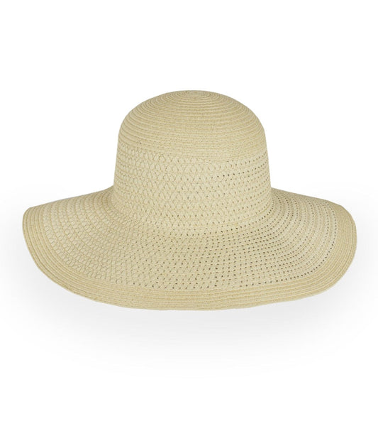 Magid Perforated Braided Straw Floppy Hat