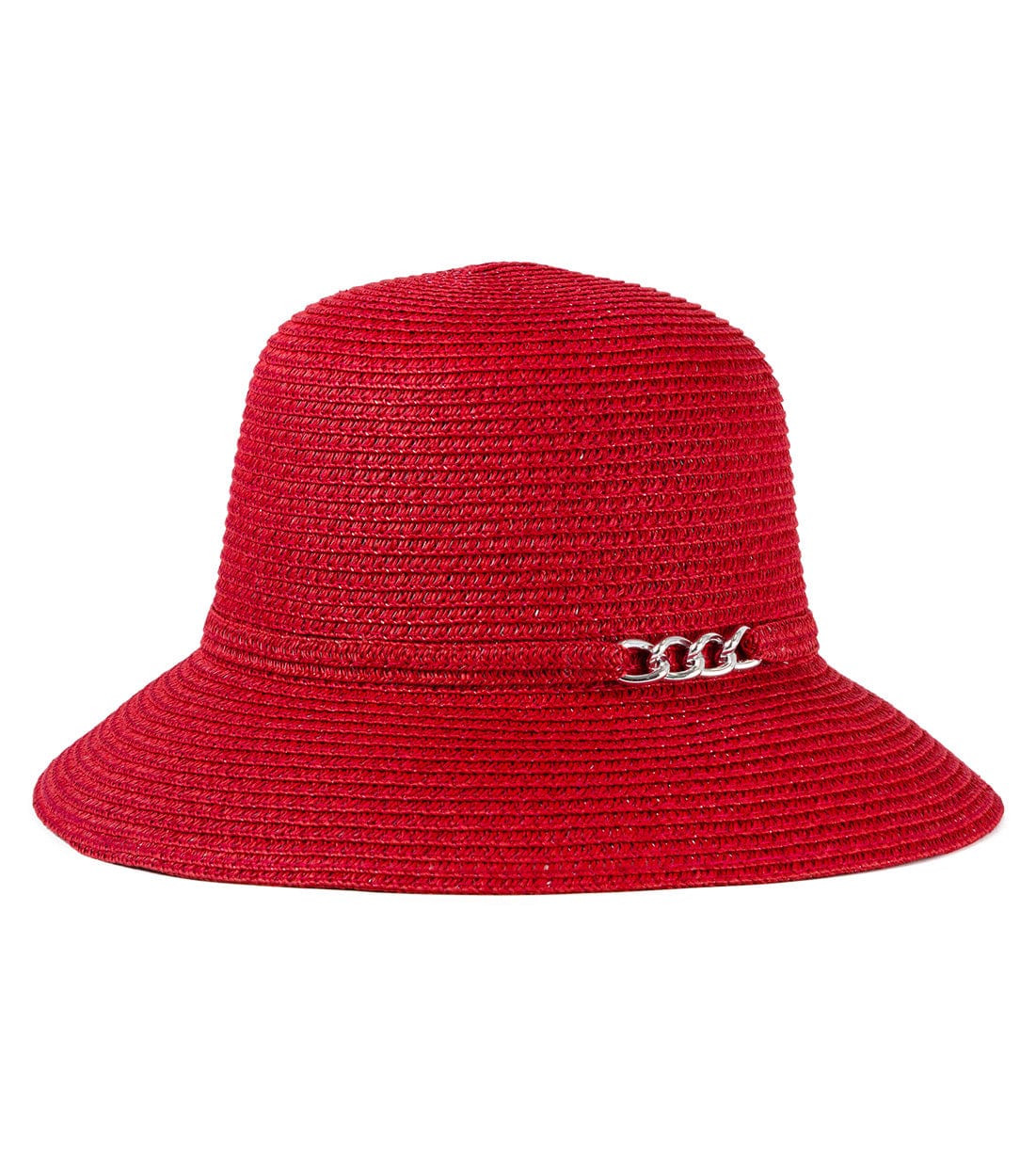 Magid Chain Accent Straw Bucket Hat
