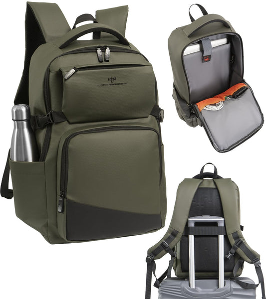 Jack Abrahams 18-In Tarpaulin Workbook Laptop Backpack