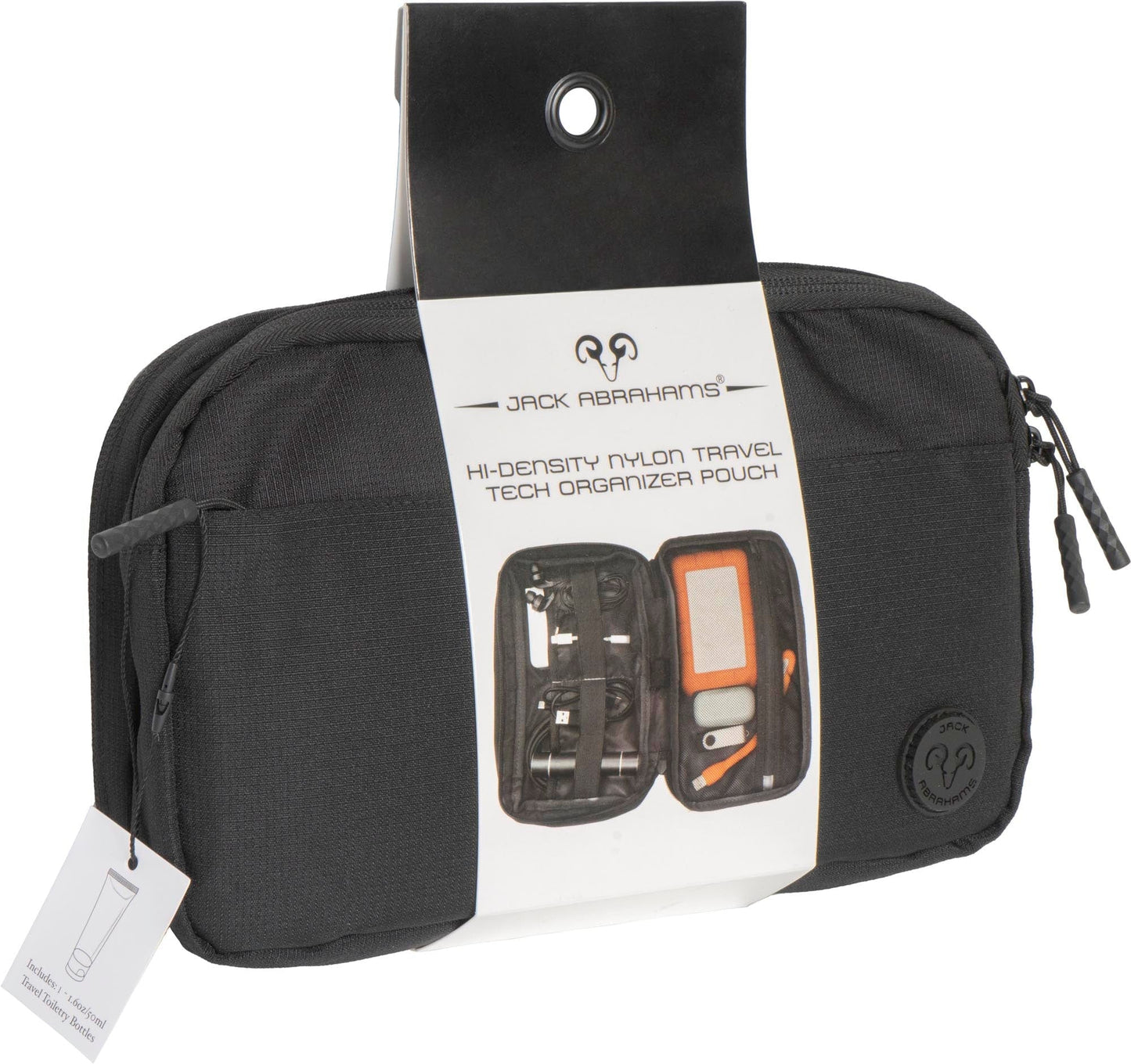 Jack Abrahams The Velocity Nylon Tech Accessory Organizer Pouch 3L