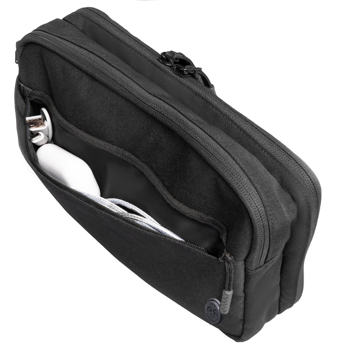 Jack Abrahams The Velocity Nylon Tech Accessory Organizer Pouch 3L