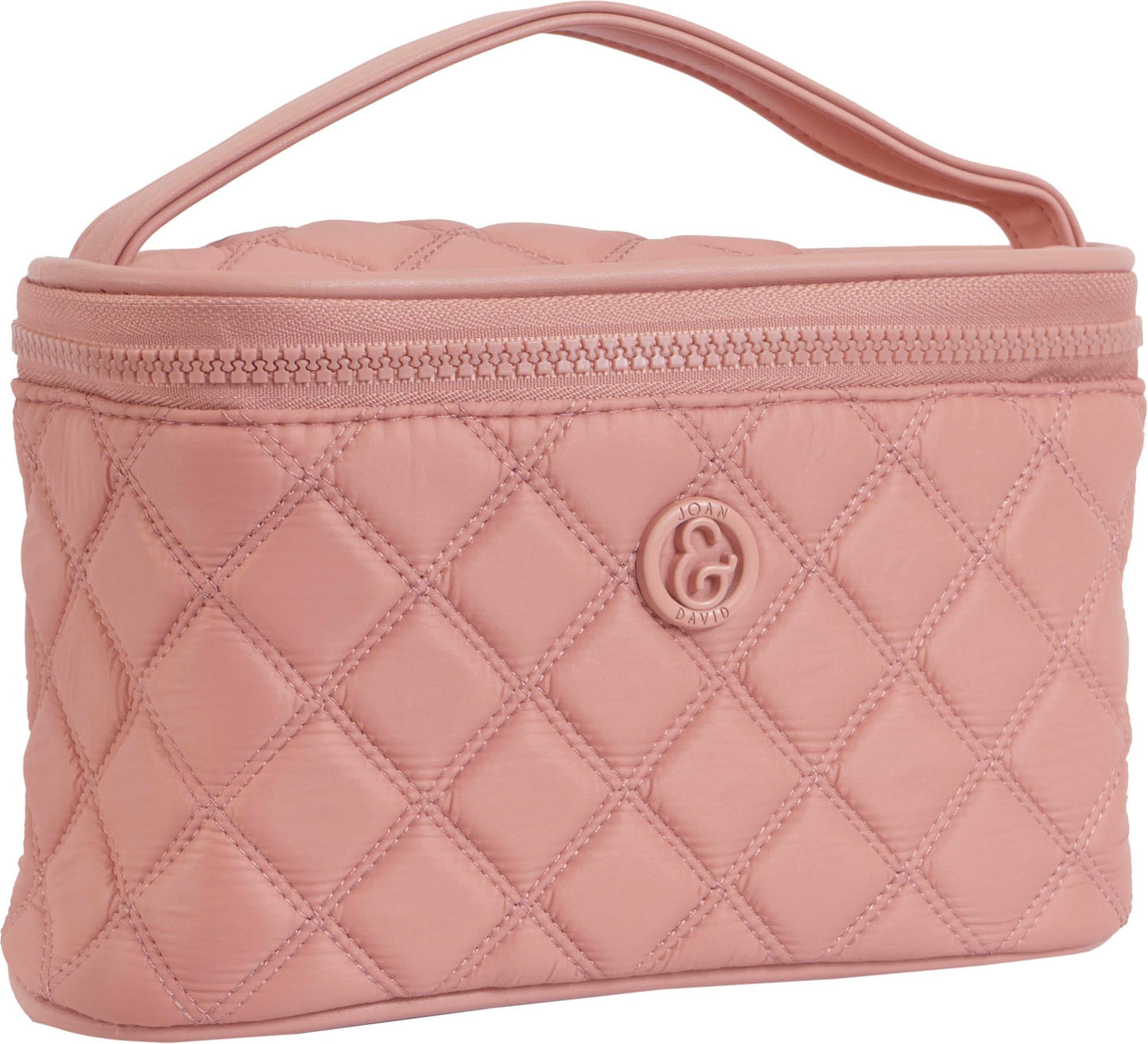 Joan & David The Diamond Quilted Nylon 4 Piece Toiletry Set
