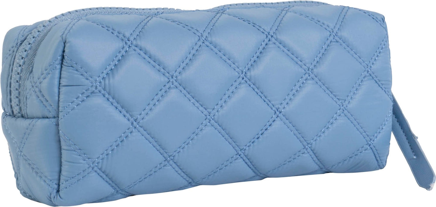 Joan & David The Diamond Quilted Nylon 4 Piece Toiletry Set