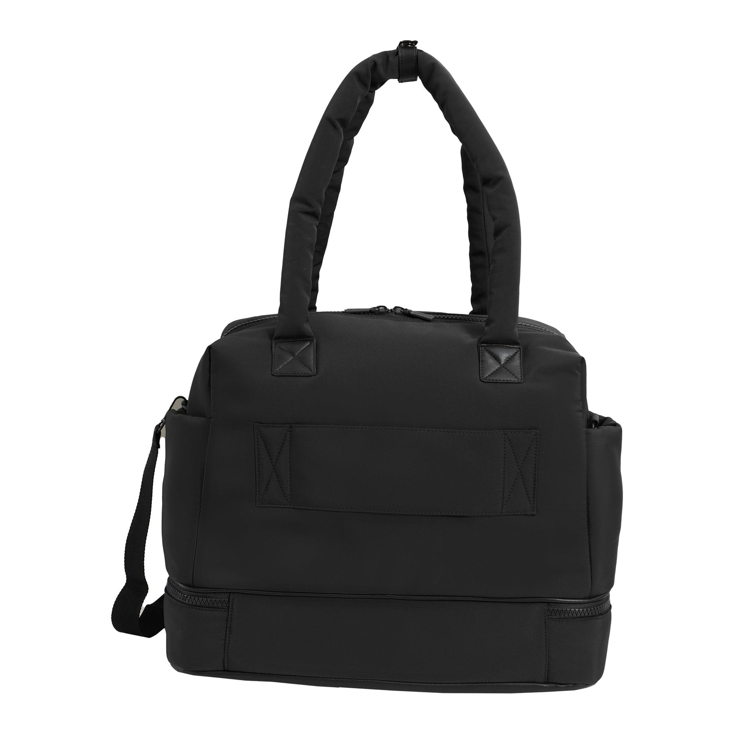 Joan & David 18 Inch High Density Sport Nylon Drop Bottom Duffel Bag