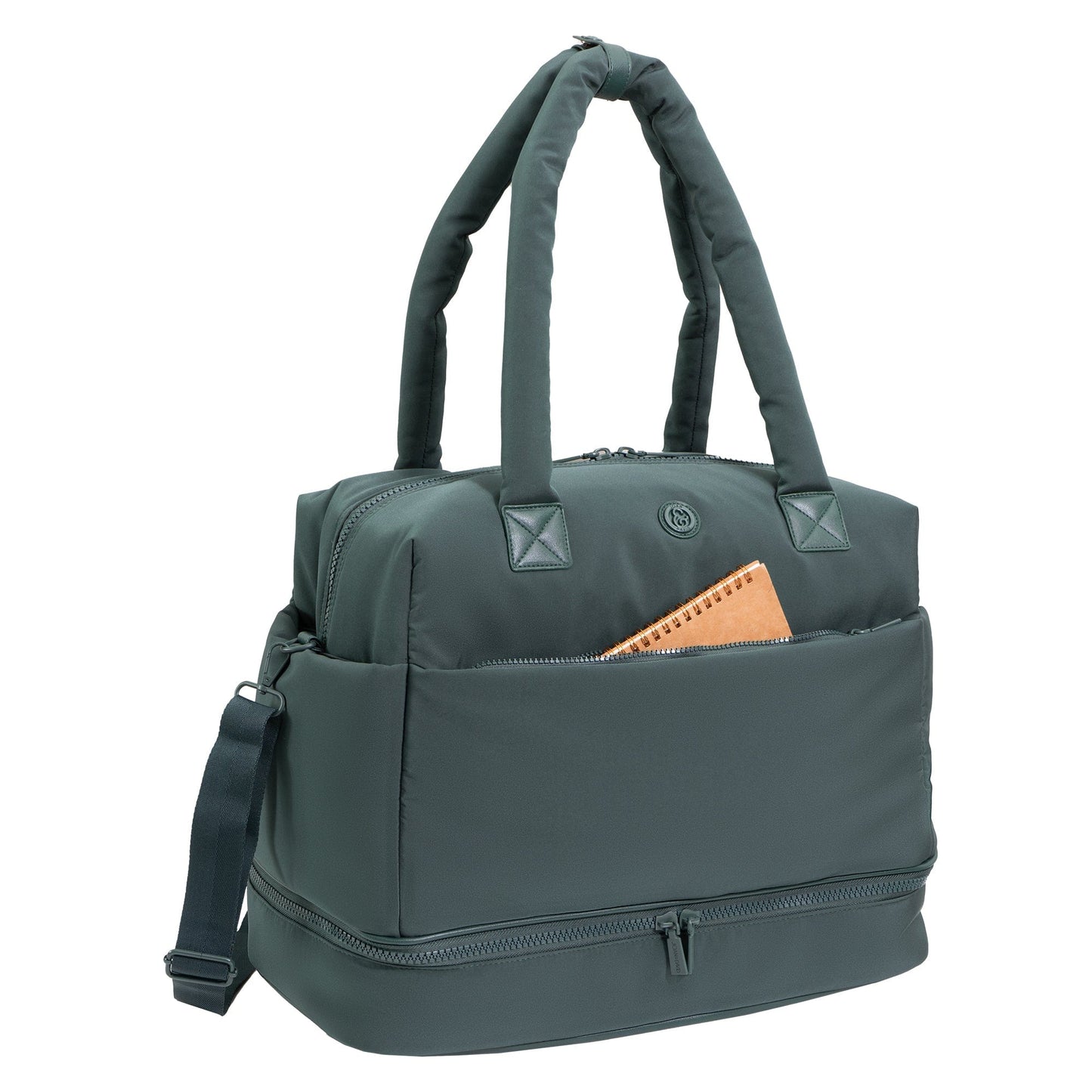 Joan & David 18 Inch High Density Sport Nylon Drop Bottom Duffel Bag