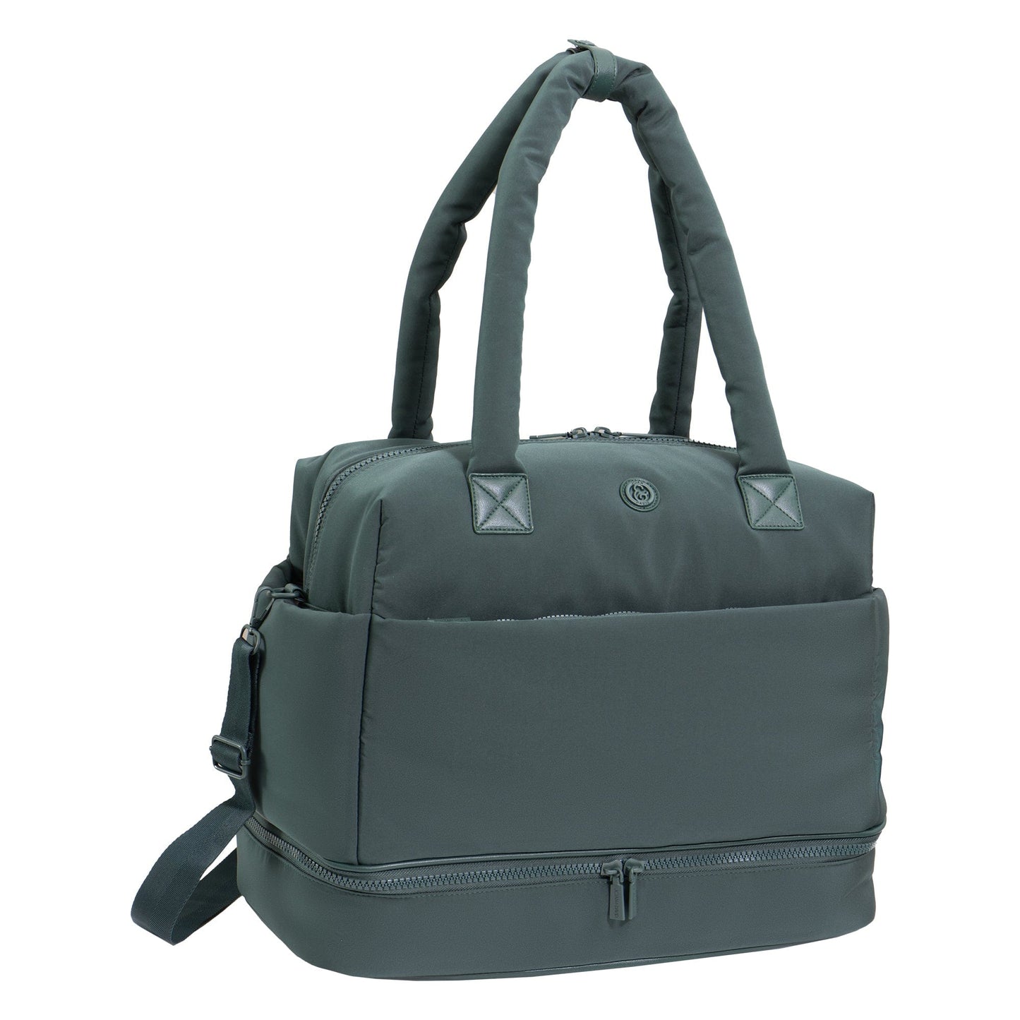 Joan & David 18 Inch High Density Sport Nylon Drop Bottom Duffel Bag