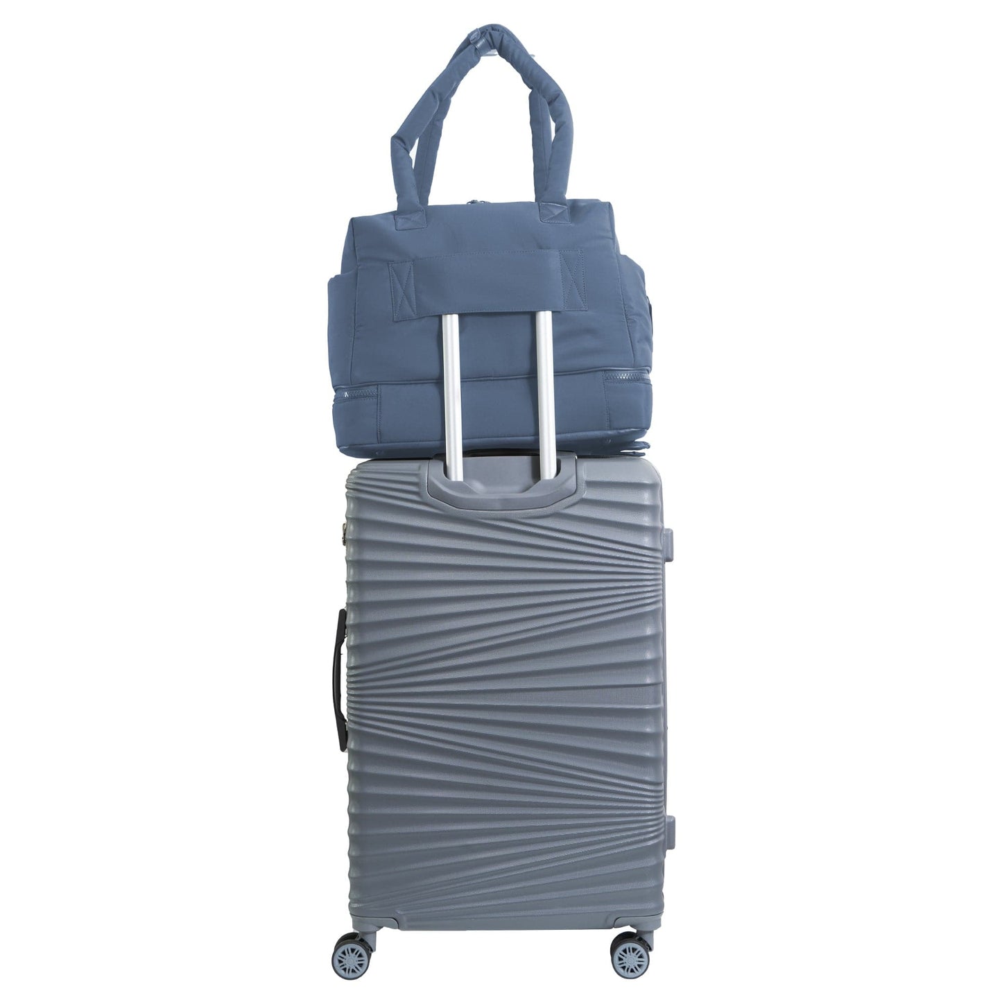 Joan & David 18 Inch High Density Sport Nylon Drop Bottom Duffel Bag