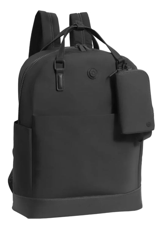Max Studio The Della 18" Twill Nylon Workbook Travel Backpack
