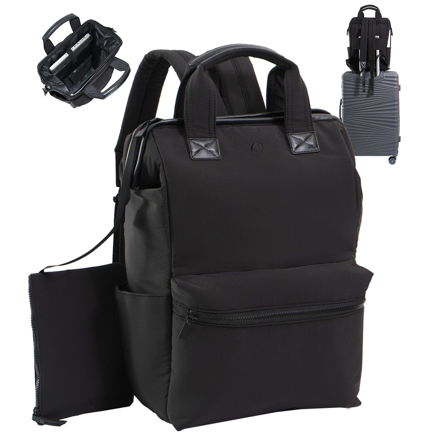 Max Studio The Elise Sport Nylon 18 Inch Workbook Backpack