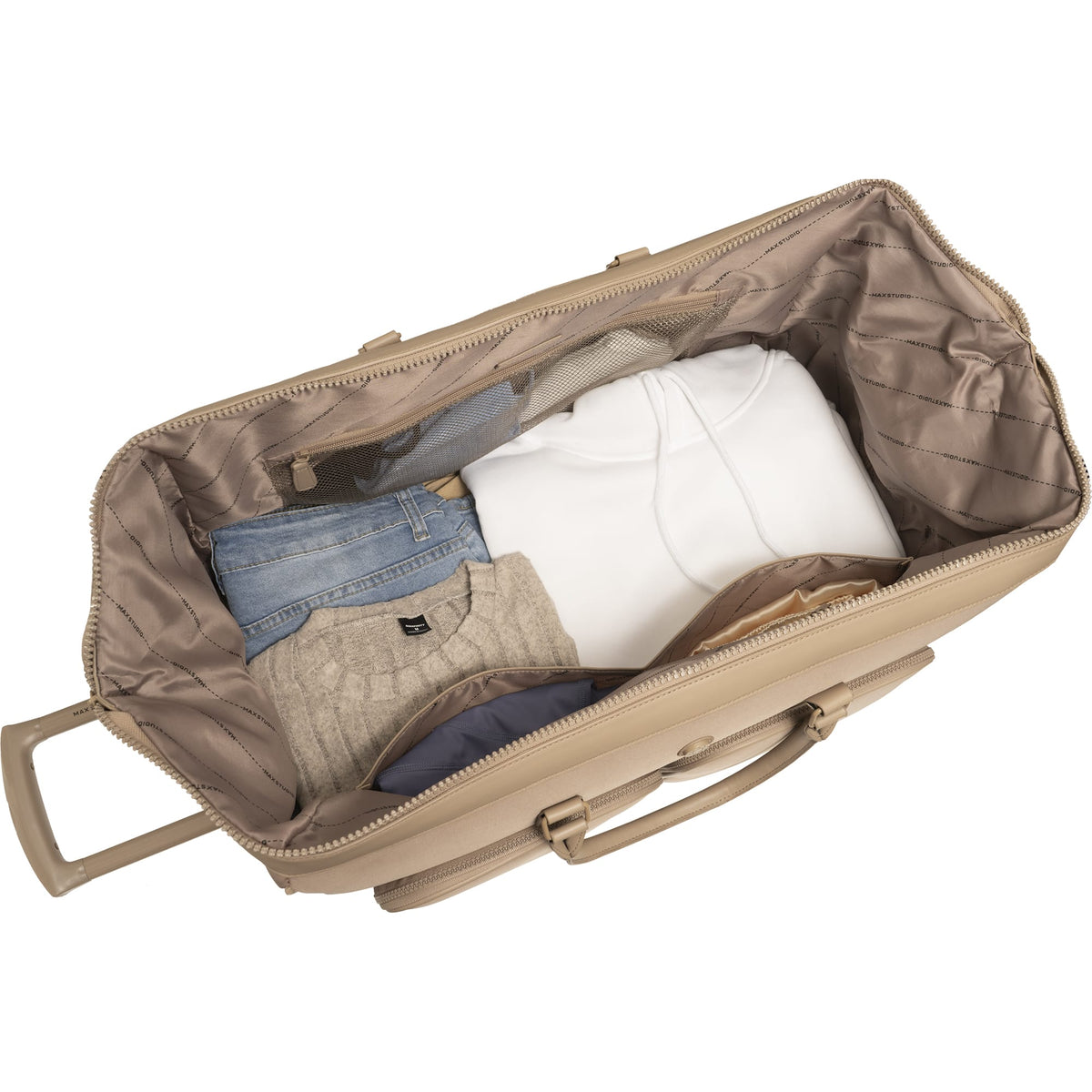 Max Studio The Atlas 22 Inch Sport Nylon Rolling Duffel